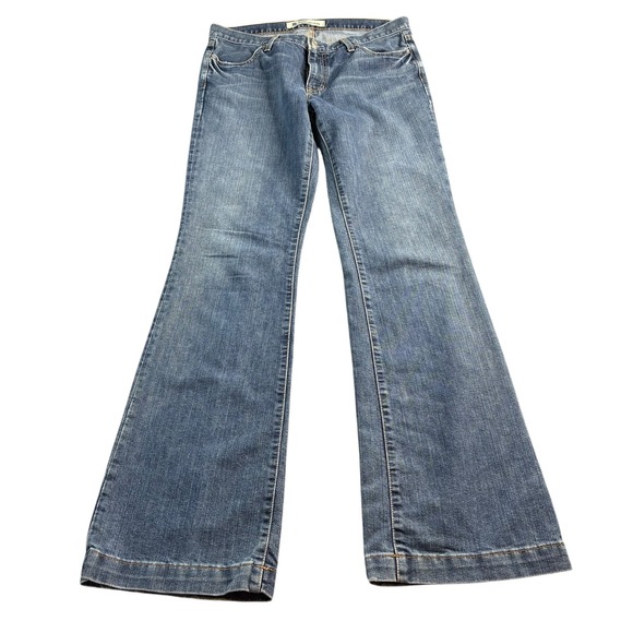 Gap 1969 Jeans Women's (34x33.5) Blue Denim Stretch Original Bootcut Long & Lean - Picture 1 of 13